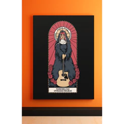 Quadro Placa Decorativo Rock Nacional Rita Lee MPB Poster 31