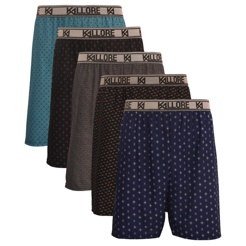 Kit 03 Samba Canção Cueca Short de Dormir Kallore Elástico Largo