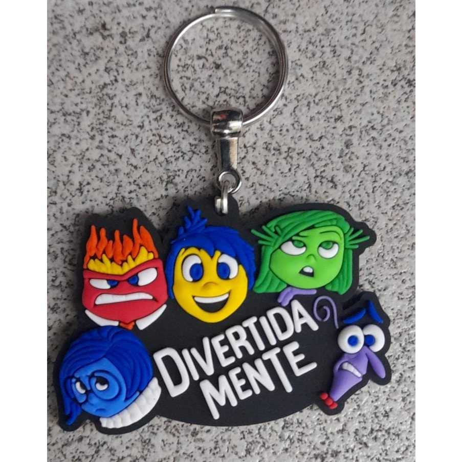 Chaveiro  Emborrachado DIVERTIDAMENTE 2