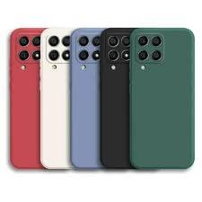 Kit 2X1 Samsung Galaxy M33 - Capa Silicone Aveludada Colorida + Película Frontal em Ceramica 9D