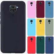 Kit 2X1 Xiaomi Redmi Note 9 - Capa Silicone Aveludada Colorida + Película Frontal em Ceramica 9D