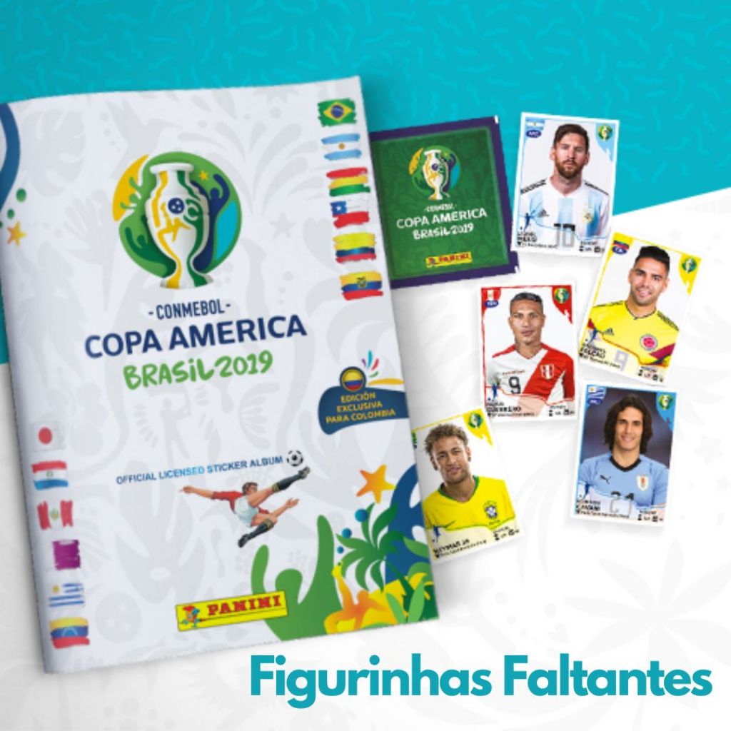 Figurinhas Faltantes Copa América 2019 Panini - Envie sua Lista antes de comprar