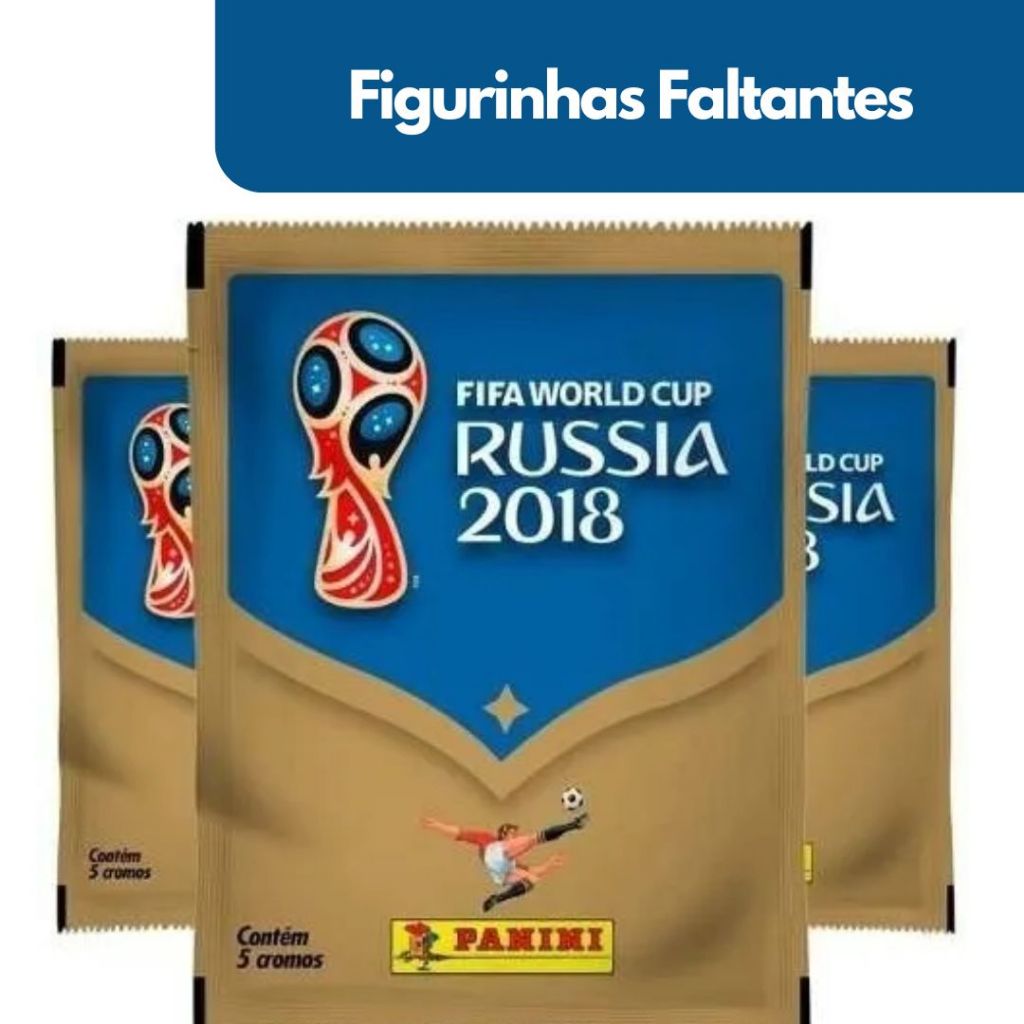 Figurinhas Faltantes Copa do Mundo 2018 Panini - Envie sua Lista antes de comprar