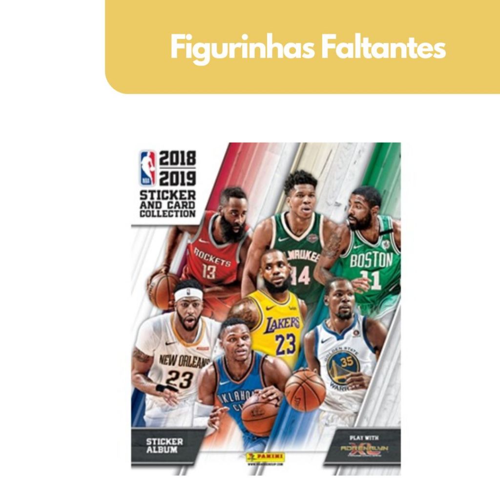Figurinhas Faltantes NBA 2018/19 Panini - Envie sua Lista antes de comprar