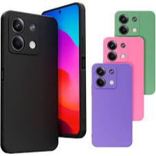 Kit 2X1 Xiaomi Redmi Note 13 5G - Capa Silicone Aveludada Colorida + Película Frontal em Ceramica 9D