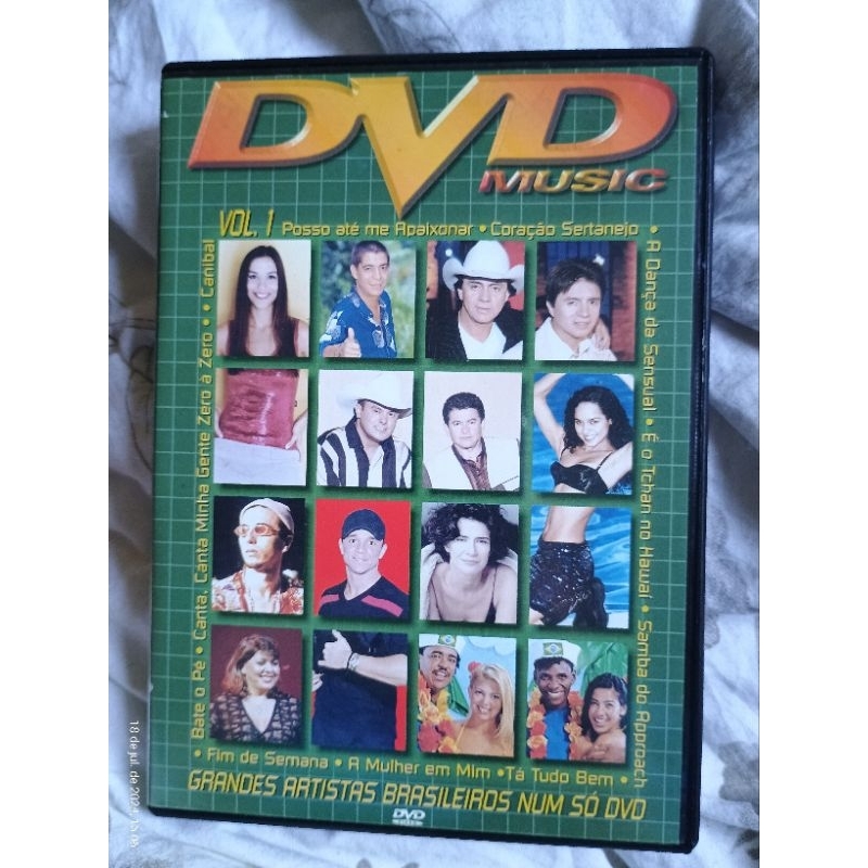 dvd music vol. 1 usado grandes artistas