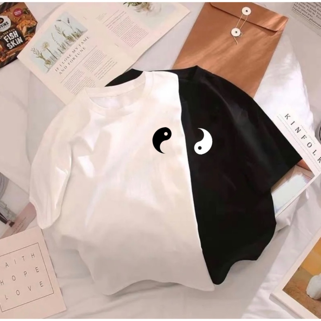Kit 2 Camisetas Casal Namorados Yin Yang