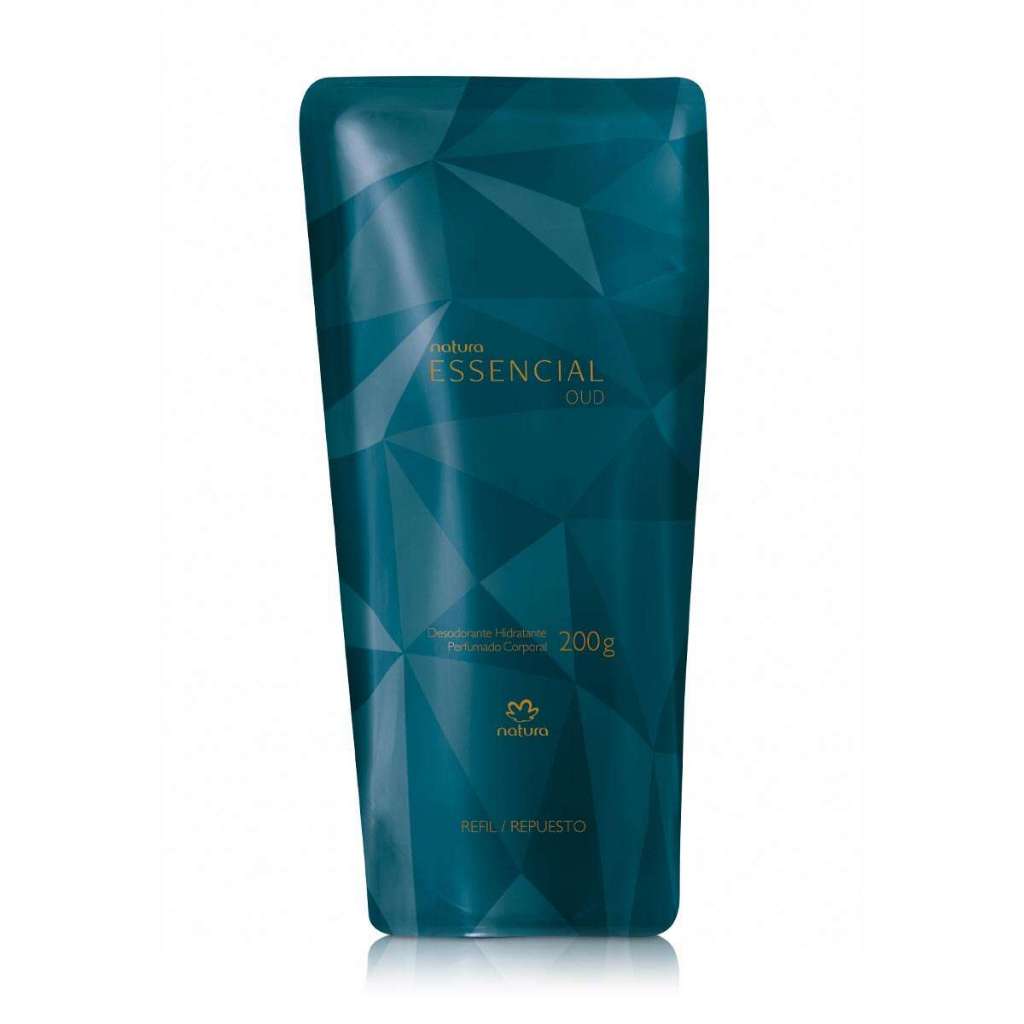 Refil Desodorante Hidratante Corporal Perfumado Essencial Oud - 200 g em Oferta na Shopee