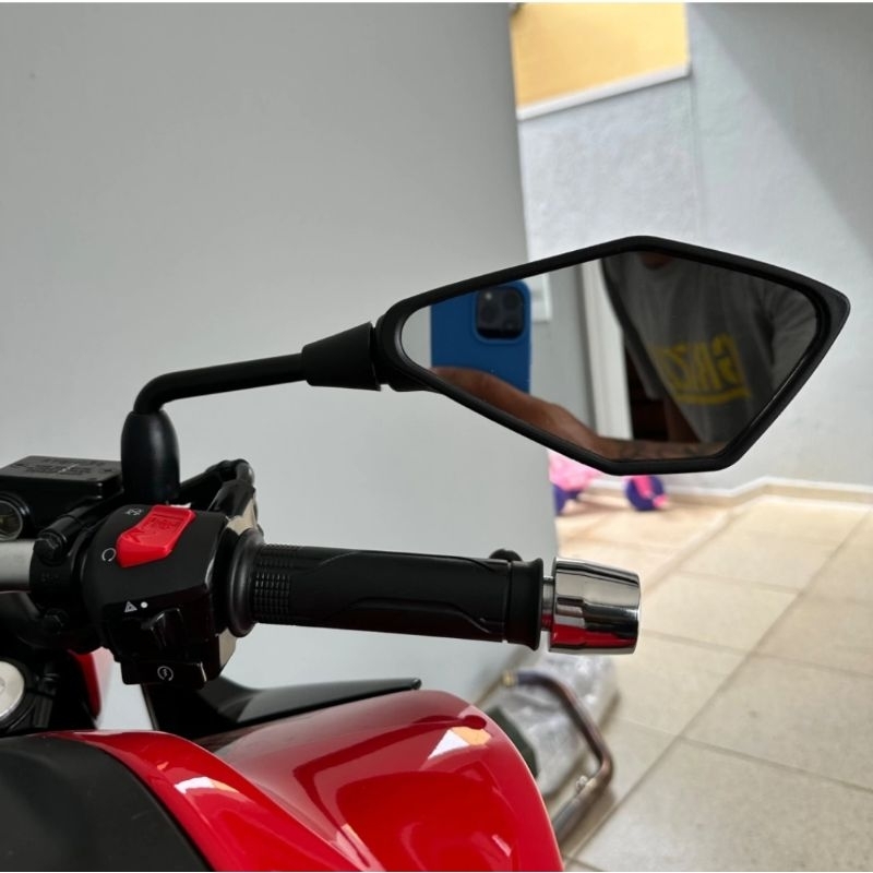 RETROVISOR MODELO KAWASAKI Z400 MINI HASTE 90 GRAUS HONDA em Oferta na Shopee
