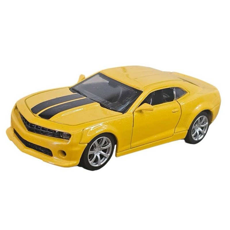 Miniatura Camaro Brinquedo Metal e Fricção 12 cm de Comprimento Amarelo em Oferta na Shopee