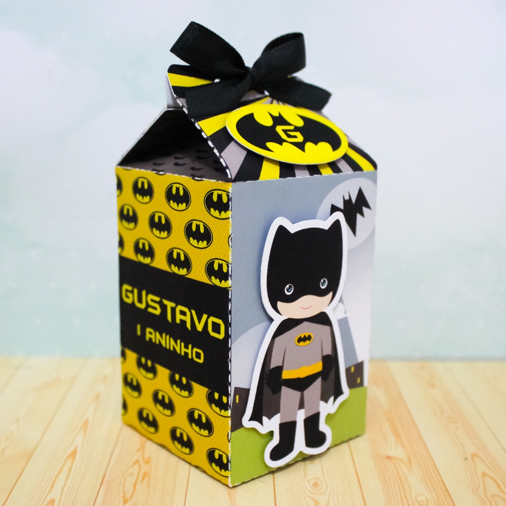 kit  caixinhas personalizadas  BATMAN (QUALQUER TEMA )JA VAI CORTADO