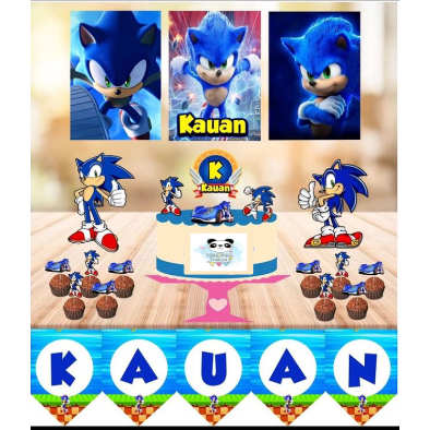 Kit Festa Sonic em Oferta na Shopee