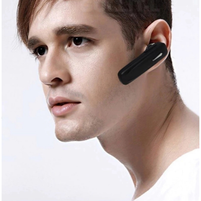 Fone sem fio Bluetooth MINI Fone Sem Fio  Micro Lado Único Preto Com Microfone Celular Android, Iphone/  Fone Intra-Auricular Bluetooth Esportivo-  a163PROMOÇÃO