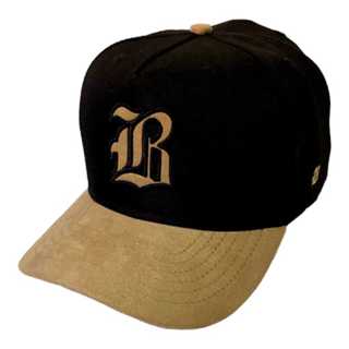 Boné Black Company Preto Snapback Aba Curva Camurça Bege em Oferta na Shopee