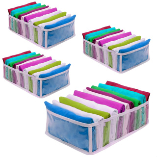 4 Colmeia organizadora para camisetas e blusas dry fit 10x25x35cm G Branca - Organizalux em Oferta na Shopee