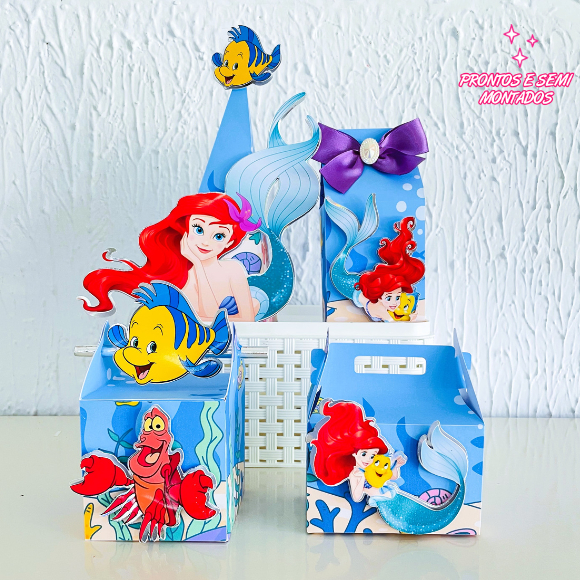 Kit Festa lembrancinha personalizada Pequena Sereia | Personalizados | lembrancinhas | festa infantil | aniversário