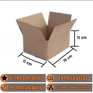 Caixa de papelão maleta 15x11x11 - 50 Unidades em Oferta na Shopee