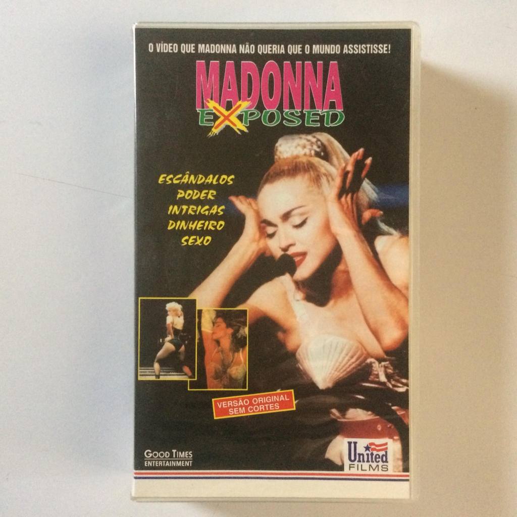 MADONNA VHS RARIDADE DOCUMENTARY EXPOSED PERFEITA