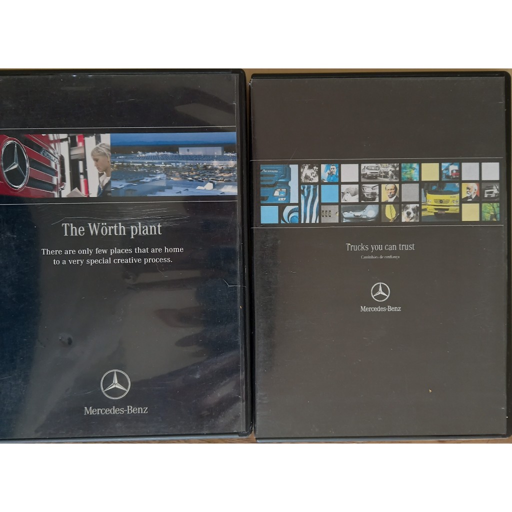 Dvd Mercedes-Benz The Worth Plant + Trucks You Can Trust - 2 DVds
