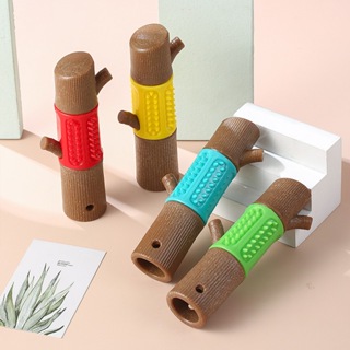 Brinquedo Mordedor Super Resistente Ecológico recheável - Higiene Dental - A base de Madeira em Oferta na Shopee