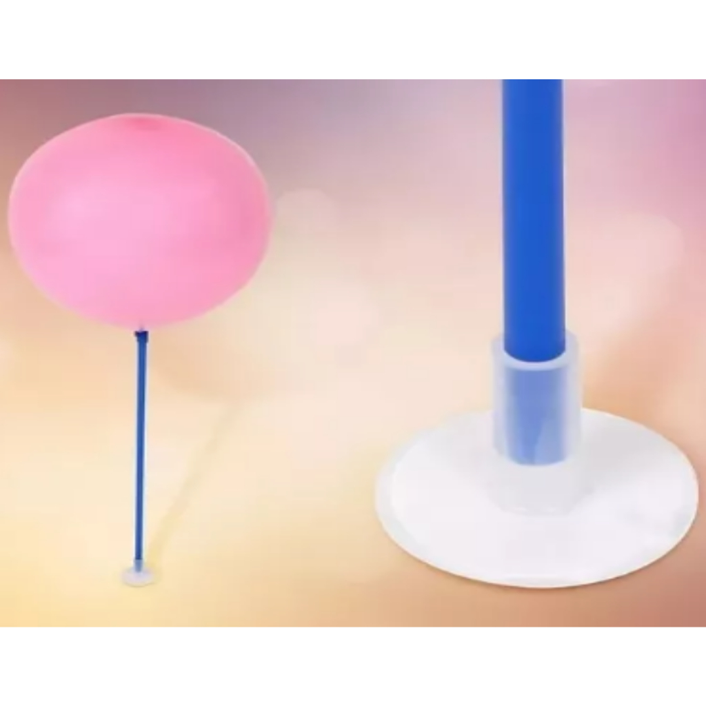 10 Suporte Base de Mesa Com Adesivo Para Vareta Pega Balão em Oferta na Shopee