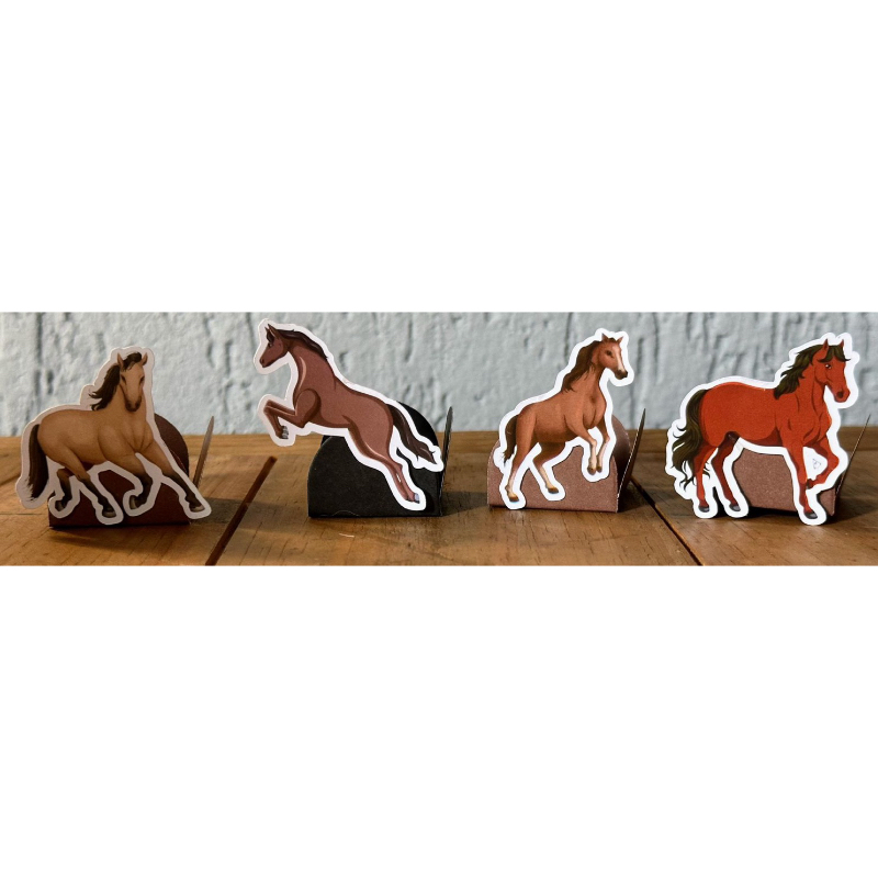 100  FORMINHAS CAIXINHAS PARA DOCINHOS TEMATICA COUNTRY CAVALOS