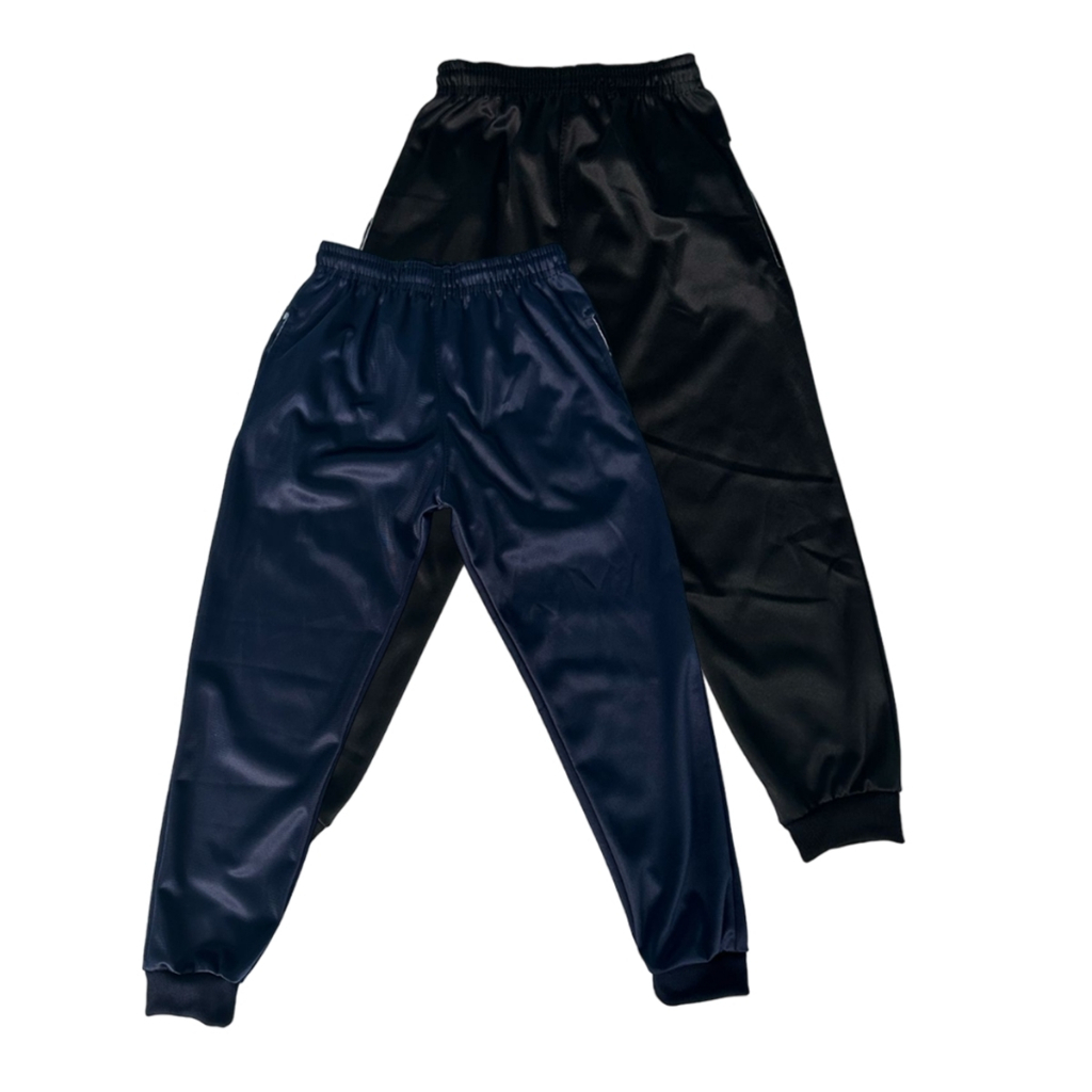 Kit 2 Calça Infantil Jogger Menino Forrada Juvenil Reforçada  2 Ao 16 Preto e Azul em Oferta na Shopee