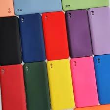 Kit 2X1 Xiaomi Redmi 9A - Capa Silicone Aveludada Colorida + Película Frontal em Ceramica 9D