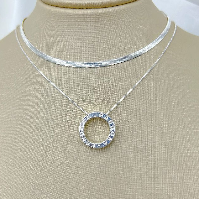 KIT 2 Colar Feminino Laminado + Colar a Prata 925 em Oferta na Shopee