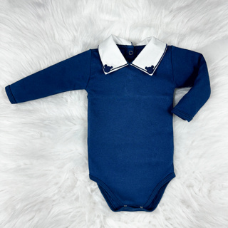 Body Bebe Menino Recem Nascido Gola Bordada em Oferta na Shopee