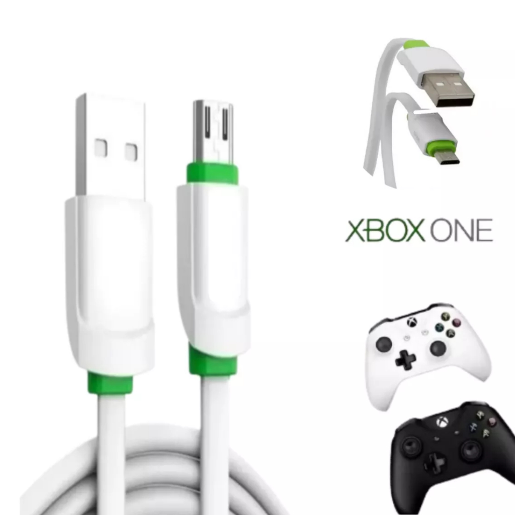 Cabo Usb  Para Controle Xbox One  e Xbox Serie S de 3 Metros Pronta Entrega em Oferta na Shopee
