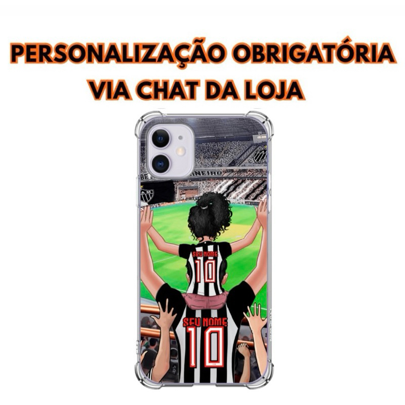 Capa capinha de celular presente dia dos país Atlético-Mg