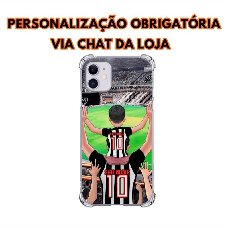 Capa capinha de celular presente dia dos pais - Atlético-MG