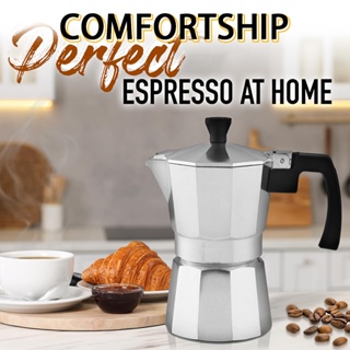 Cafeteira Italiana Café Expresso Alumínio Premium Moka 3/6/9/12 Xícaras em Oferta na Shopee