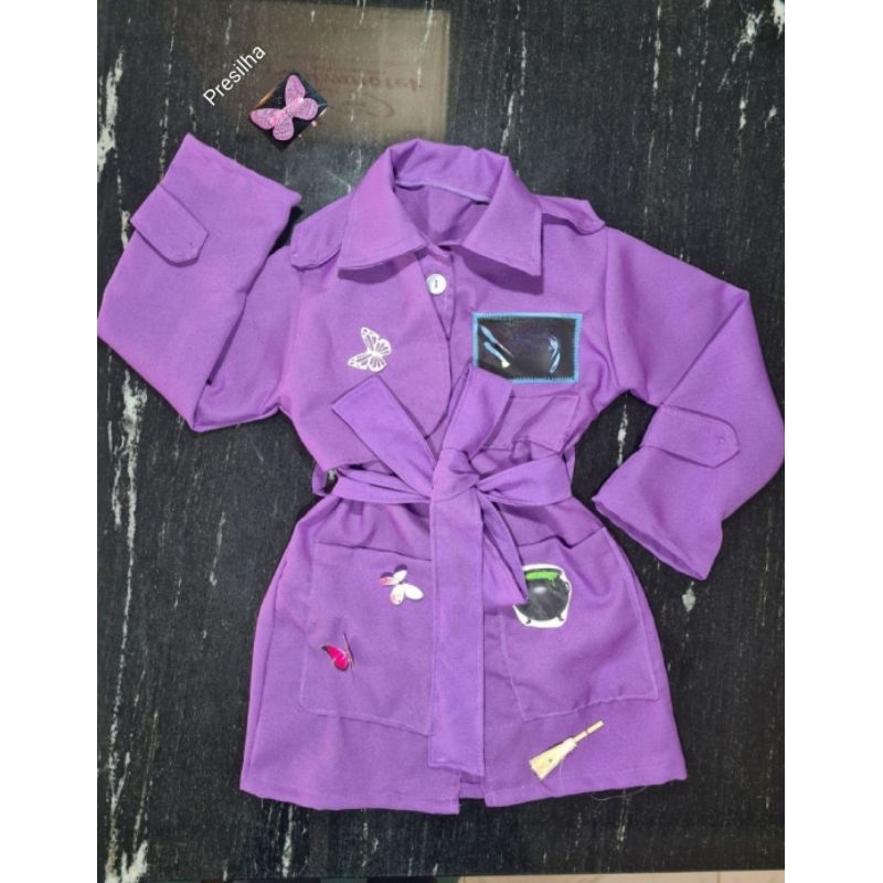 Fantasia Jaleco Capa Detetives 2 Ao16 em Oferta na Shopee