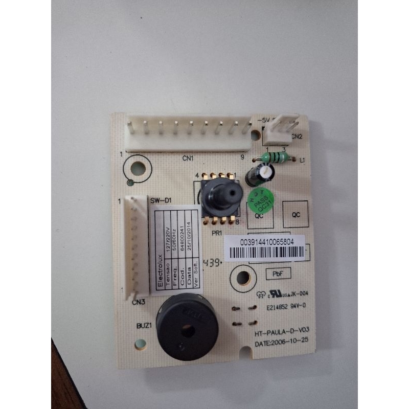 Placa Electrolux Índice Nível Água LTS12