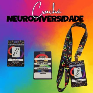 Crachá Personalizado Neurodiversidade PVC em Oferta na Shopee