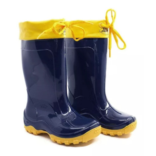 Bota Infantil Galocha Pvc Impermeável Amarra Polaina Calfor em Oferta na Shopee