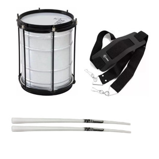 Kit Bacurinha 8 Pol 30cm Alumisteel Batuka 8x30 Talabarte Baqueta