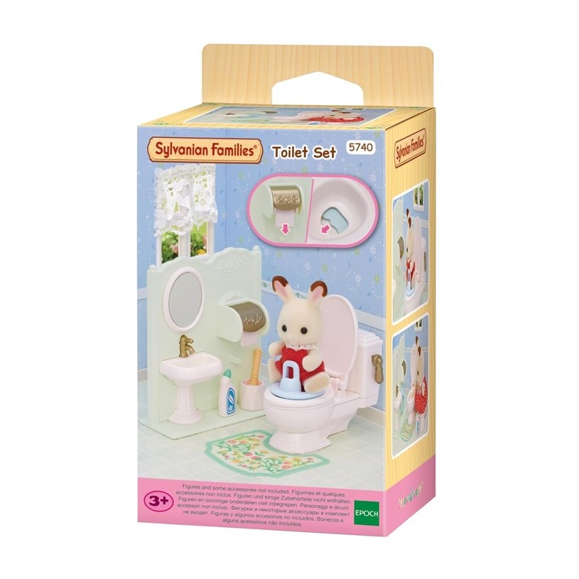 Sylvanian Families Conjunto De Toalete Banheiro - Epoch - Mom & Baby