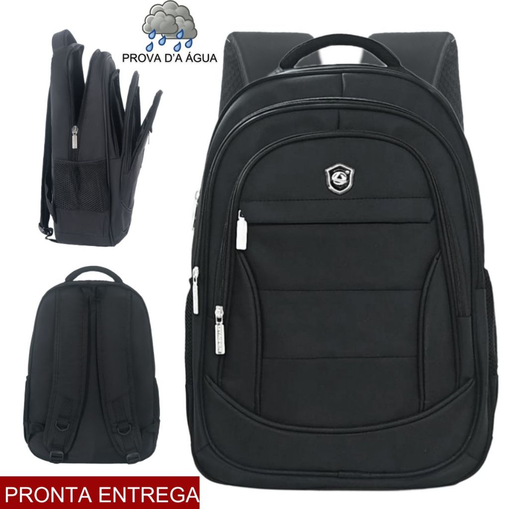 Mochila Bolsa Escolar Notebook Impermeável Colegial Reforçada em Oferta na Shopee
