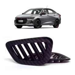 Aplique Moldura Difusor Carbono 3d - Onix Plus Sedan 1.0