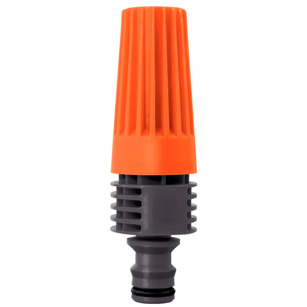 Esguicho Jato Regulável Para Engate Rápido Pvc Cinza/Laranja Tramontina