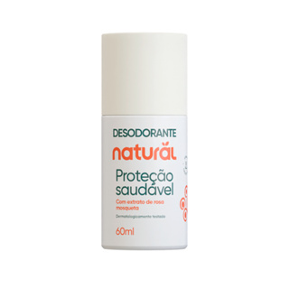 Desodorante Roll-on Orgânico Natural Com Extratos de Rosa Mosqueta 50ml em Oferta na Shopee