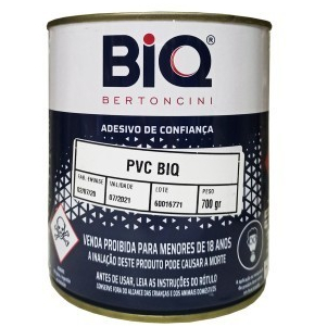 Cola PVC Biq Bertoncine Litro 700gr - Alta Adesão para Solados, Lonas e Brinquedos Infláveis (Ativação Termica) em Oferta na Shopee