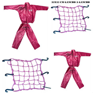 Kit Conjunto / Capa De Chuva Infinity Fly Feminina Pink mais rede 35x35 rosa em Oferta na Shopee