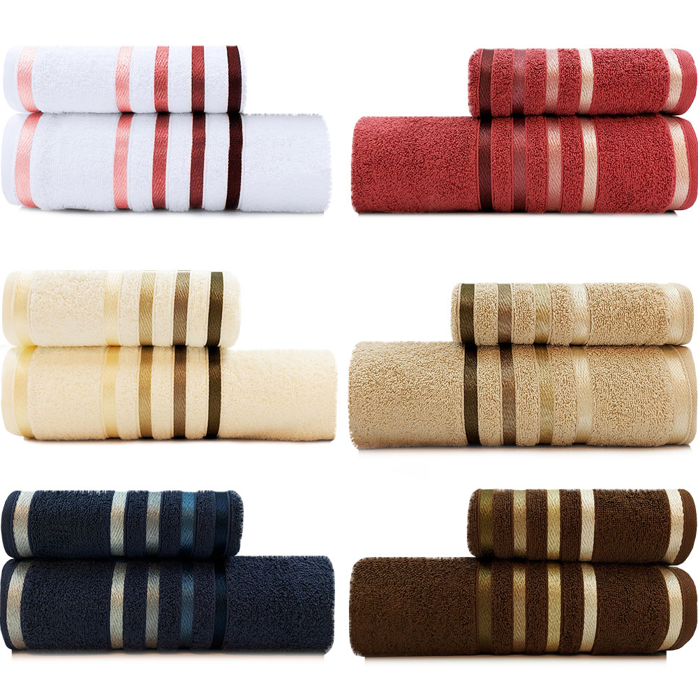 Jogo de toalhas Banhão Gigante Rosto Karsten Lumina 2 Peças Fio Penteado Emcompre em Oferta na Shopee