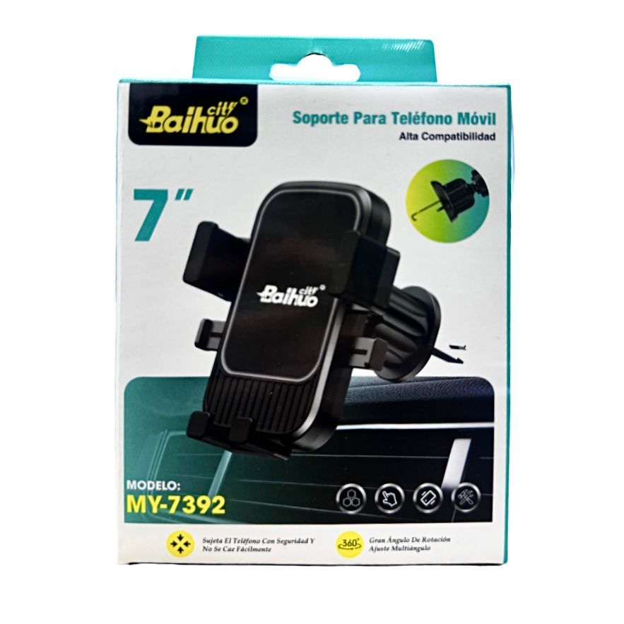 Suporte Veicular Carro Para Celular 360 ° Giratório Universal Multifuncional Ventilacao Ar