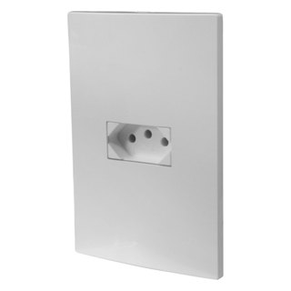 Espelho Placa 4x2 com 1 Tomada 10A Bivolt Horizontal Linha i9 Ilumi Ref.: 94140 em Oferta na Shopee