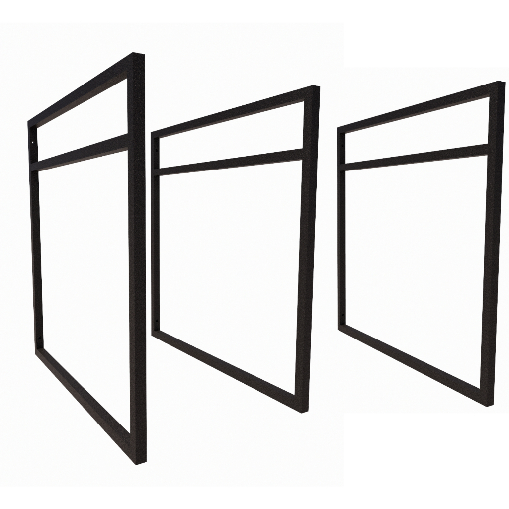 3 Suporte Nicho Prateleira Estilo Industrial 45cm Forno Microondas Reforçada Parede Cozinha Moderna